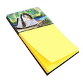 Shih Tzu Watercolor Sticky Note Holder Refillable Dispenser Desk Accessory 3x3 Pad Gift