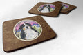 Bernese Mountain Dog Foam Coasters Set of 4 Cup Coasters for Indoor Outdoor, Tabletop Protection, Anti Slip, Mouse pad Material