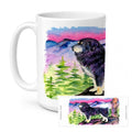 Tibetan Mastiff Ceramic Coffee Mug 15 oz Decorative Large C Handle Mug Cup for Tea, Cocoa Hot Chocolate