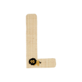 One Raffia Letter Sticker | Boy - L