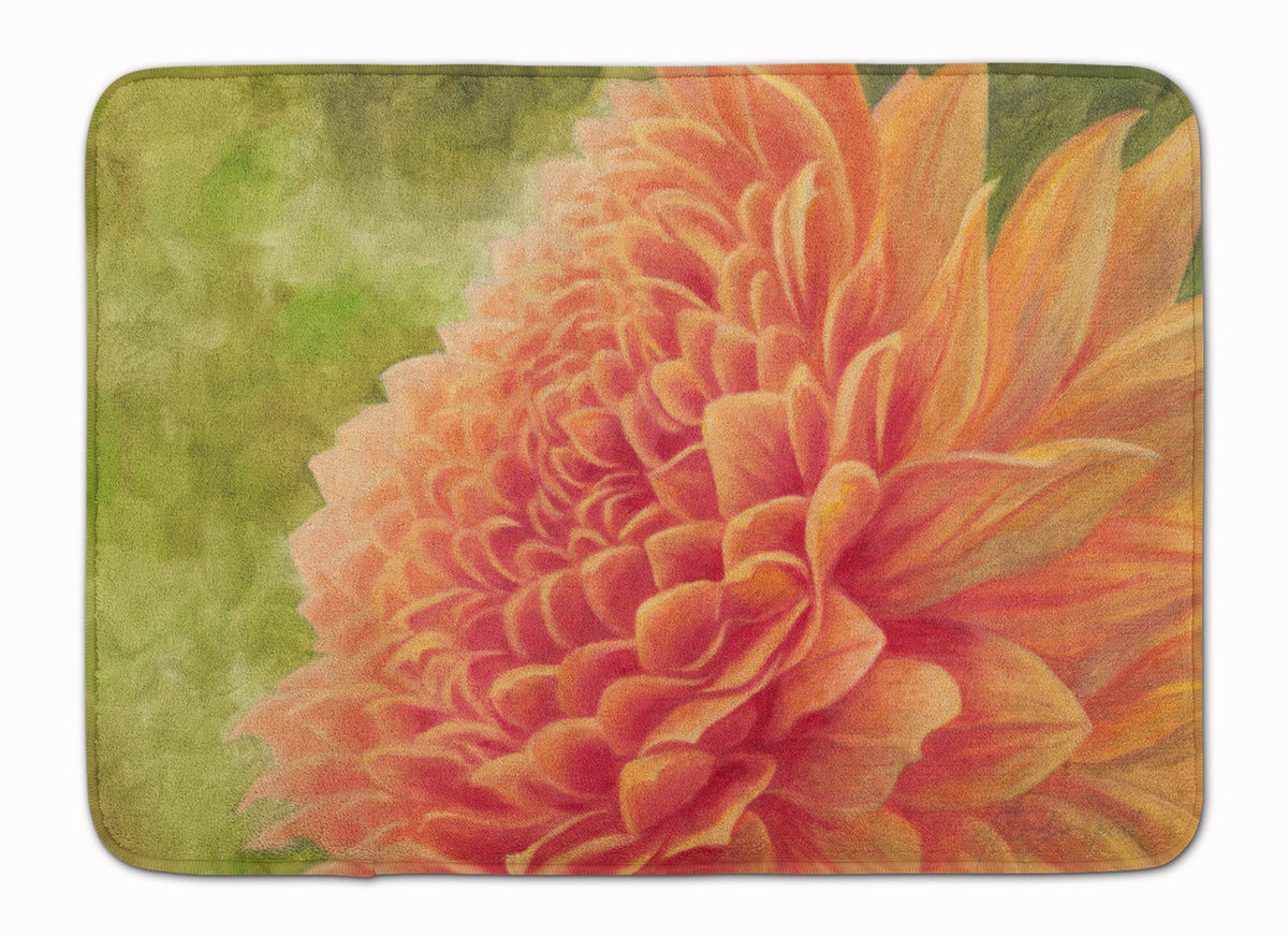 Floral by Malenda Trick Memory Foam Kitchen Mat Machine Washable Anti-Fatigue Cushion Comfort Bath or Kitchen Rug