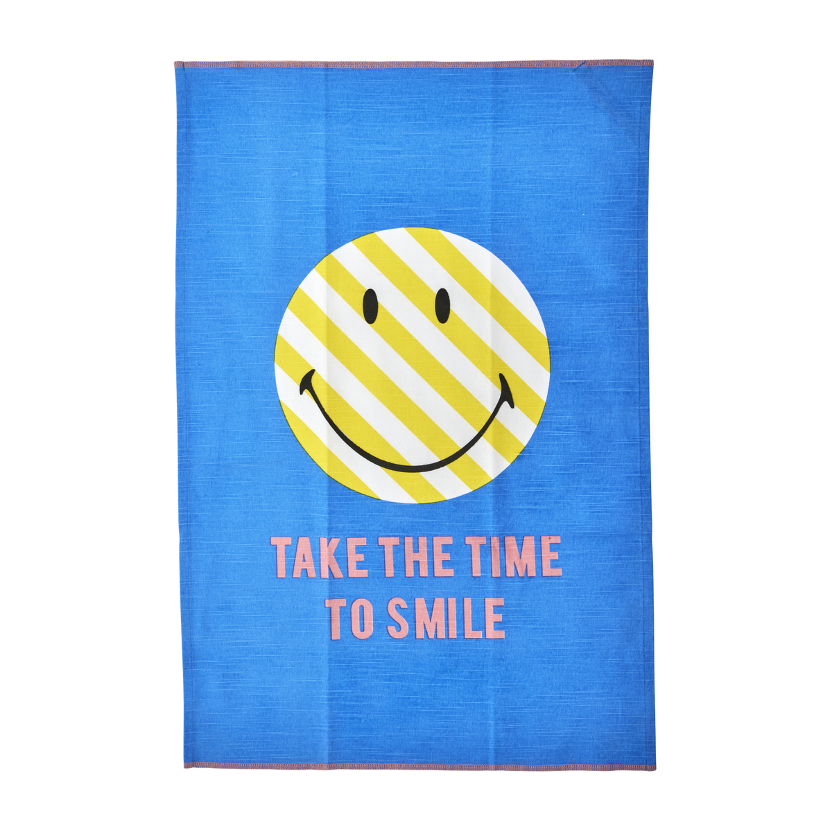 Cotton Tea Towel - Blue - Smiley®