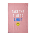 Cotton Tea Towel - Pink - Smiley®