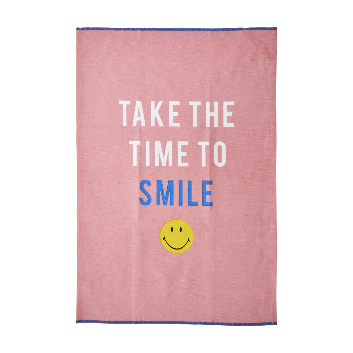 Cotton Tea Towel - Pink - Smiley®