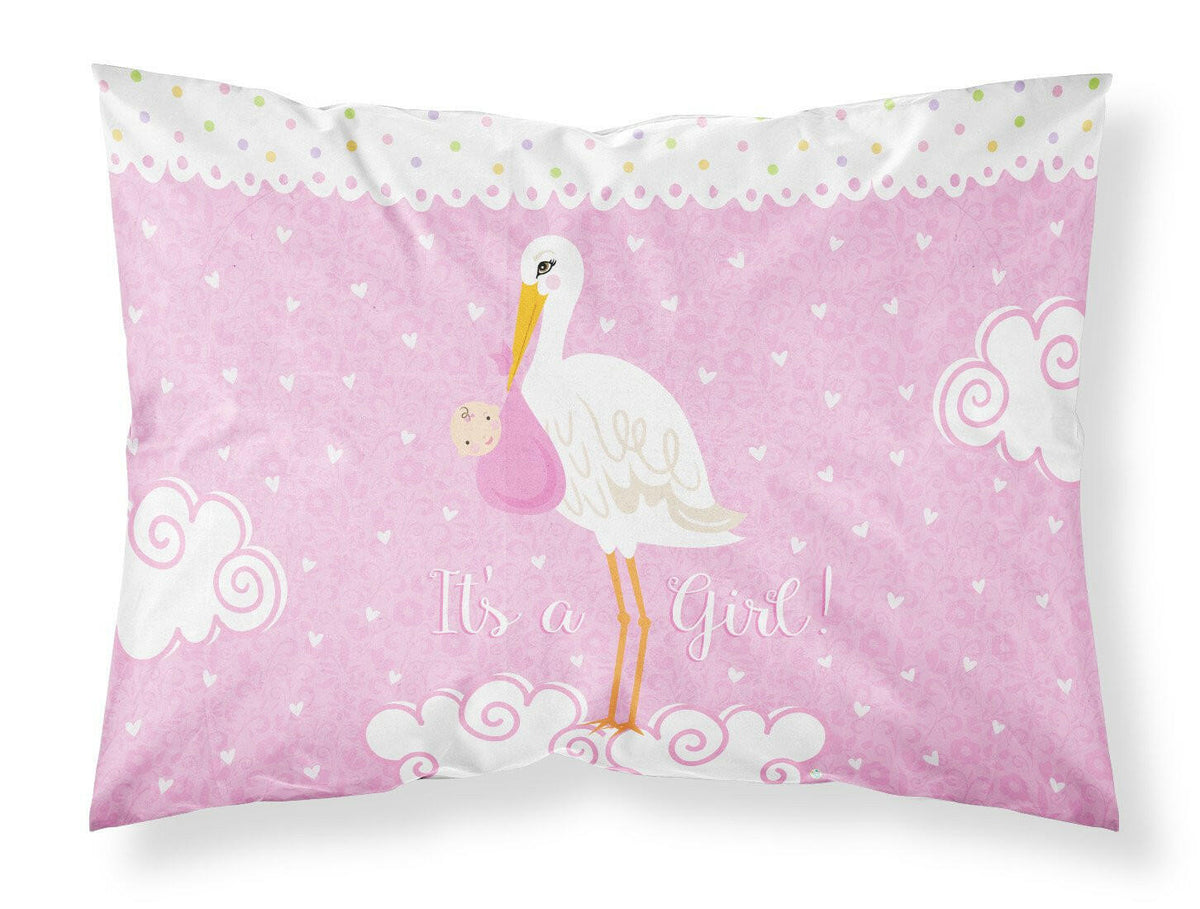 It's a Baby Girl Standard Pillowcase Lightweight Super Soft Easy Care Decorative Artwork Pillowcase, Standard