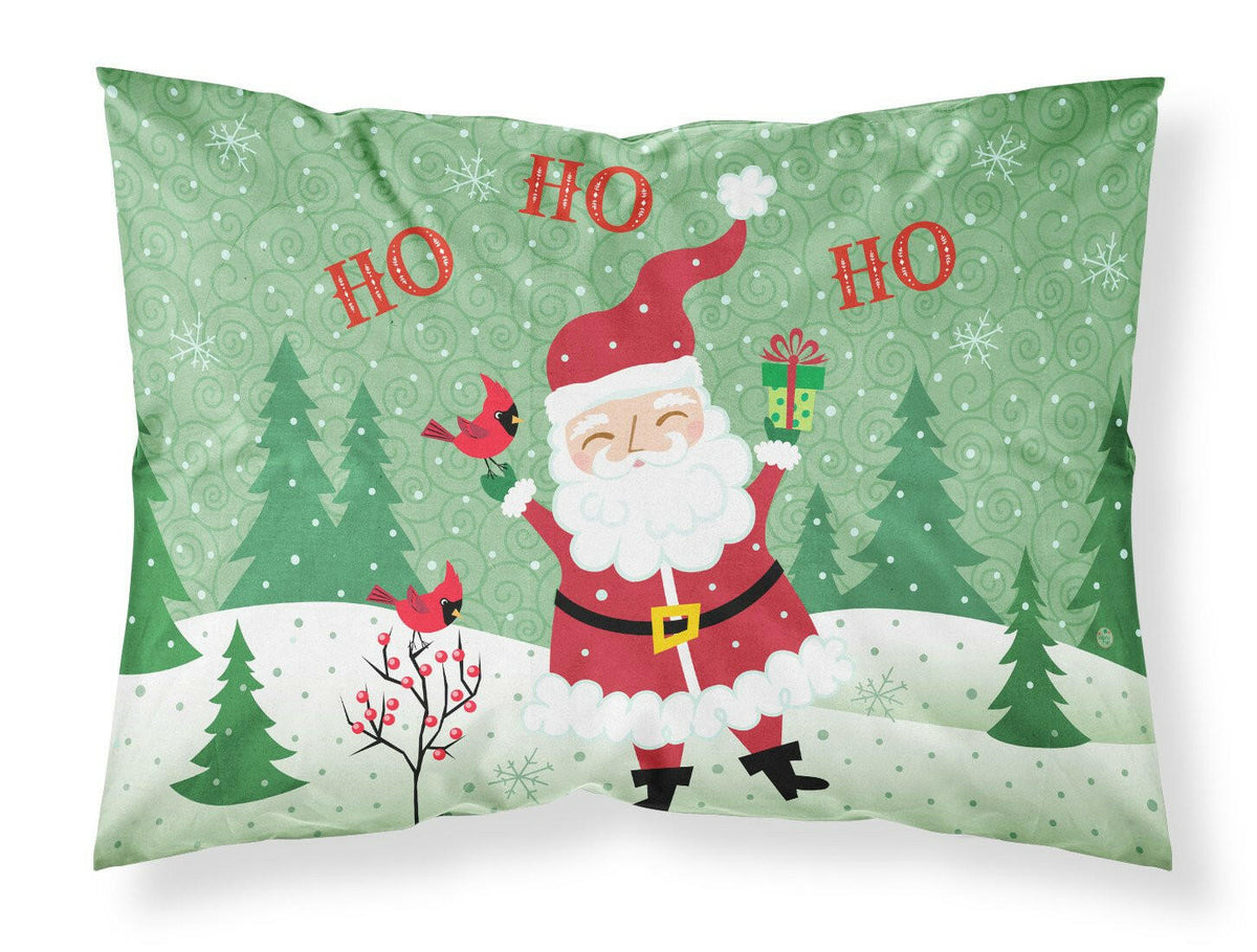 Merry Christmas Santa Claus Ho Ho Ho Standard Pillowcase Lightweight Super Soft Easy Care Decorative Artwork Pillowcase, Standard