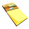 Retro Camper Camping Wander Watercolor Sticky Note Holder Refillable Dispenser Desk Accessory 3x3 Pad Gift