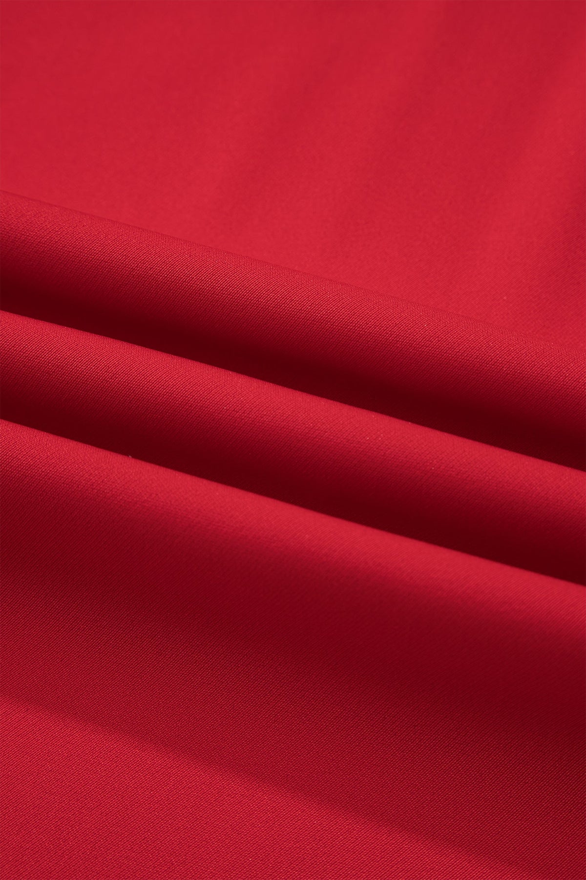 Solid Pleated Pull-On Straight Leg Pants