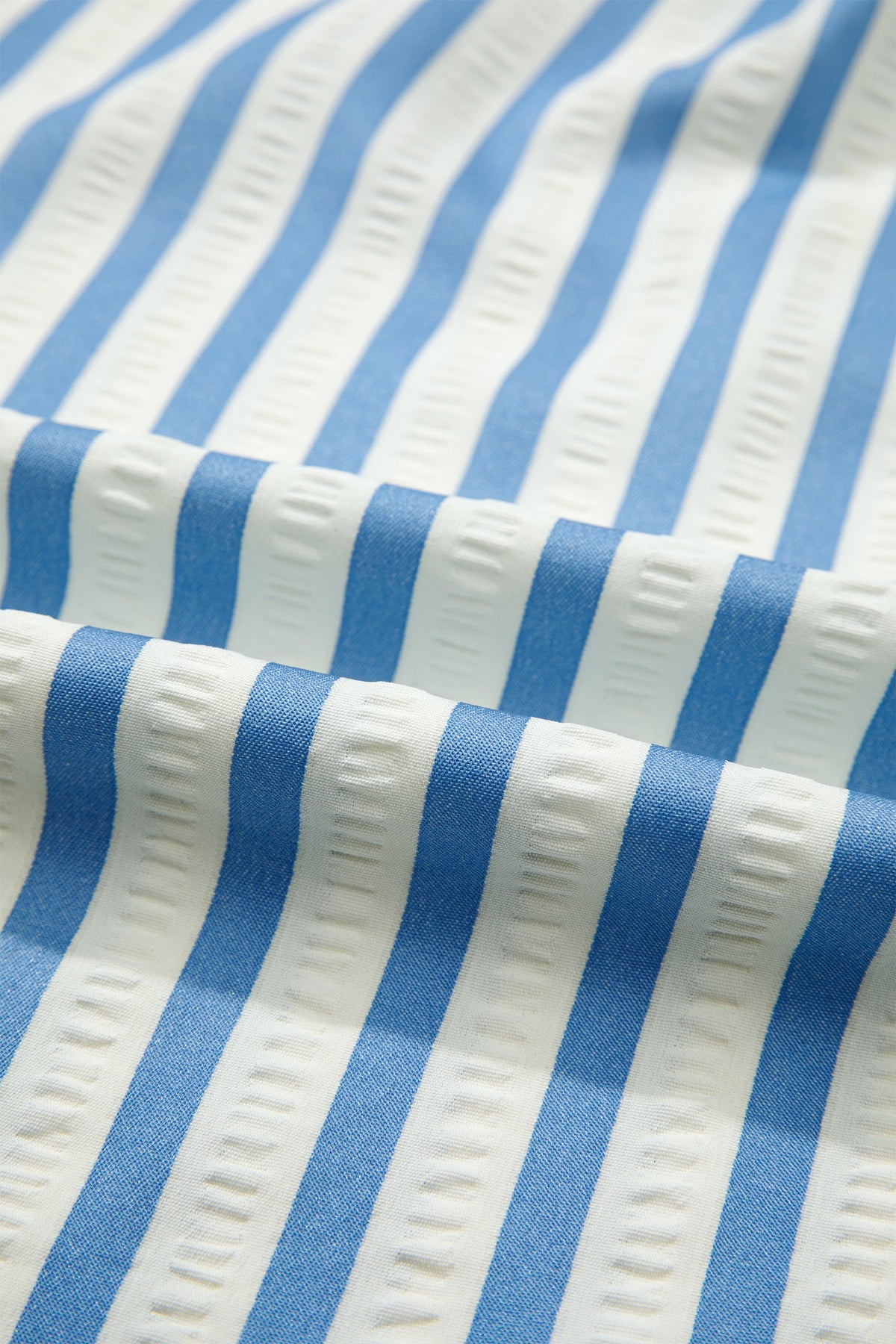 Stripe Collared V-Neck 3/4 Sleeve Blouse