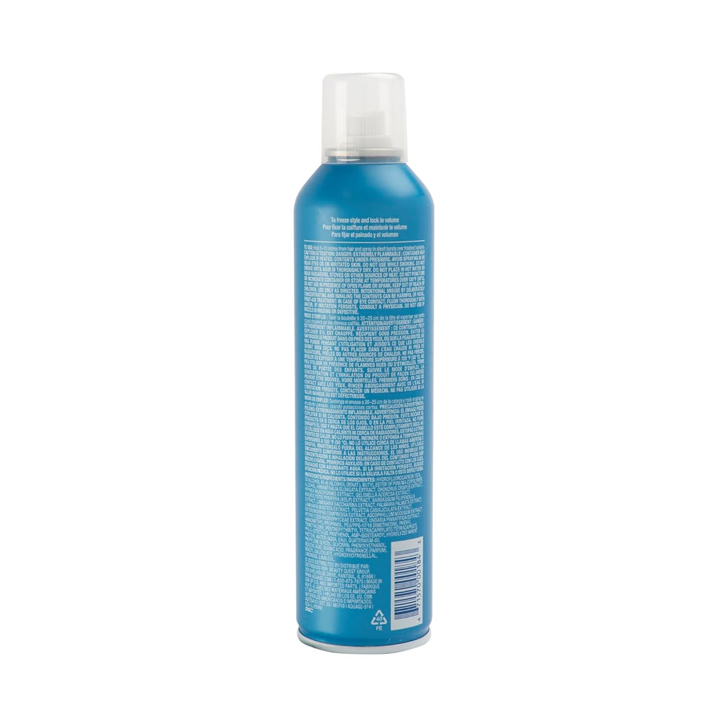 AQUAGE Freezing Spray, Strong Hold Hairspray, Provides Humidity Resistance and Maximum Shine, Provides Long Lasting Style Retention, 10 oz
