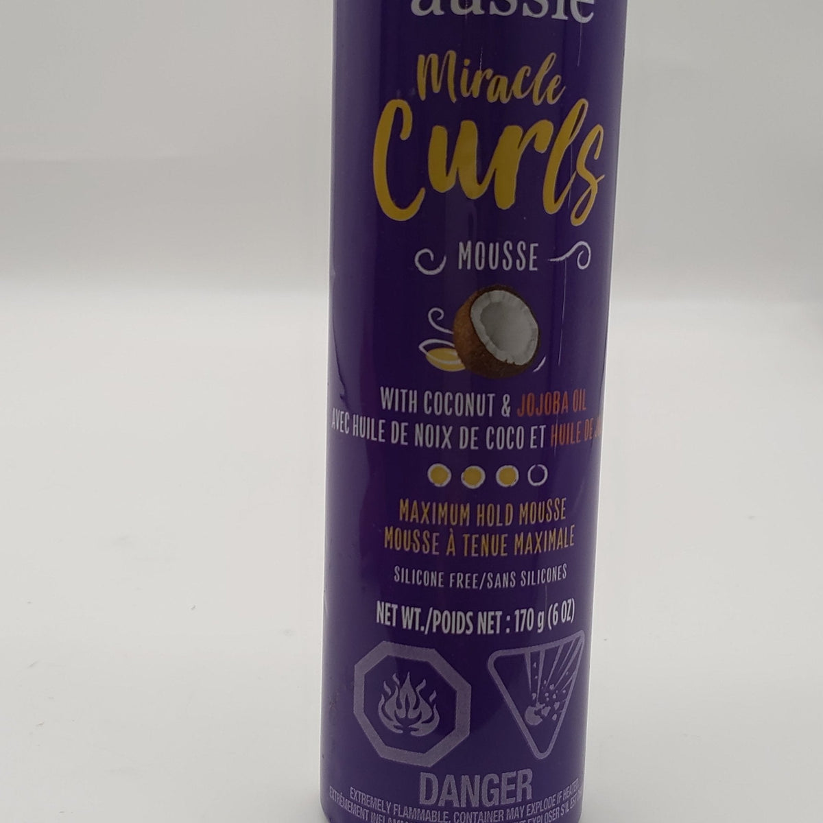 Aussie Miracle Curls Hair Styling Mousse, 6 oz