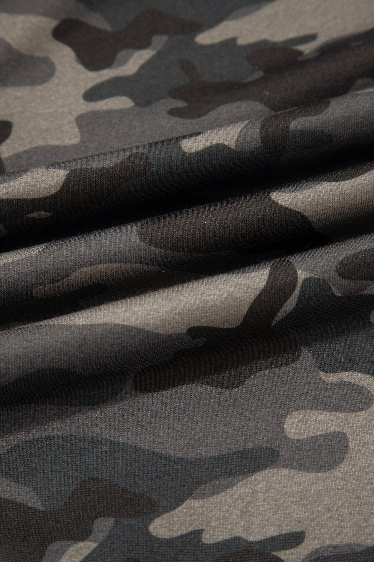 Camo Side Stripe Panel Drawstring Pants
