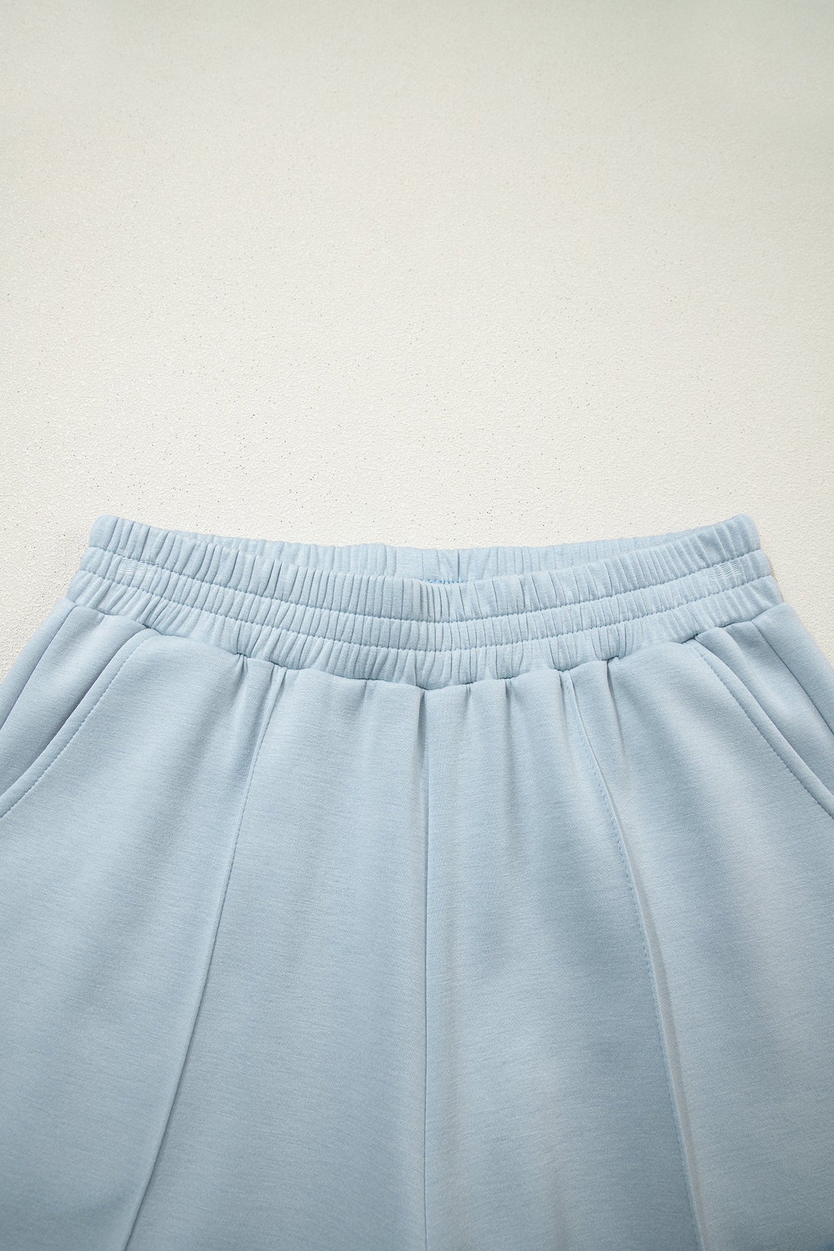 Half Zip Polo Tee & High Waist Pant Set