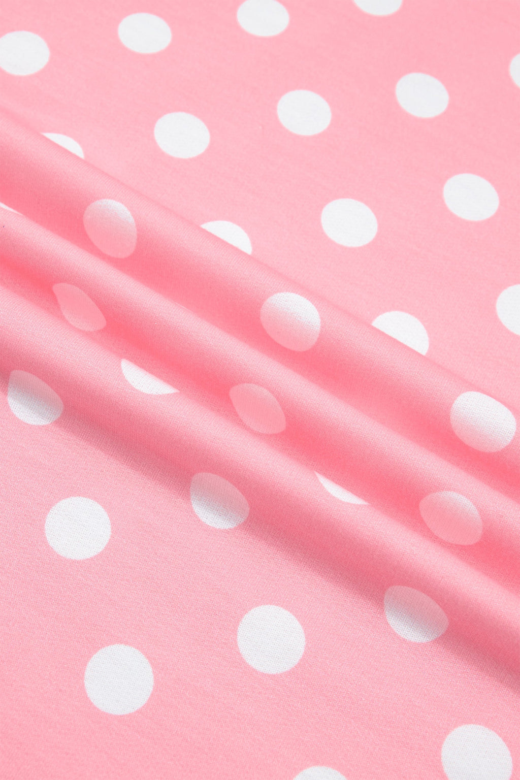 Polka Dot Oversized Top & Drawstring Shorts Set
