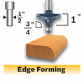 BOSCH 85434MC 3/4 In. x 1 In. Carbide-Tipped Roundover Router Bit