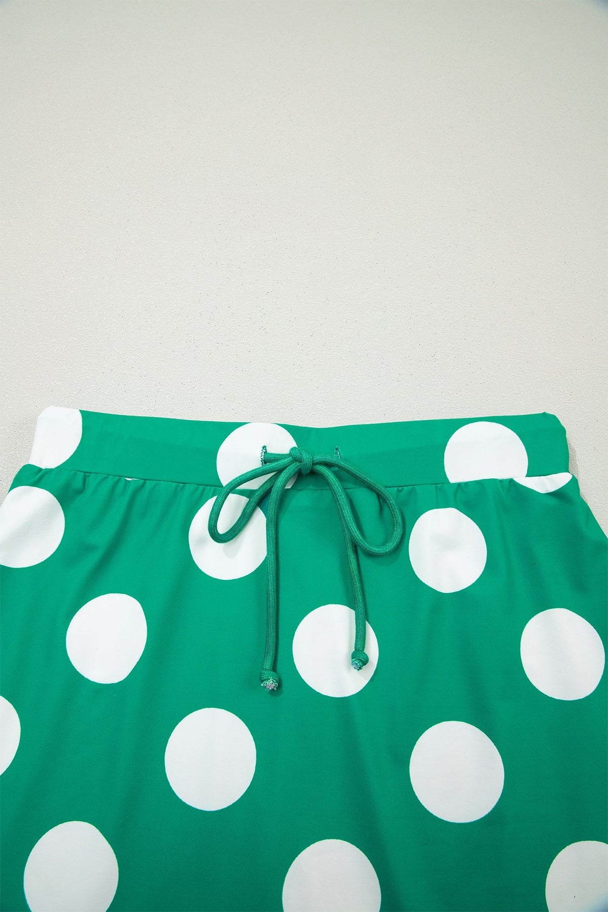 Polka Dot Cropped Tee & Bodycon Skort Set