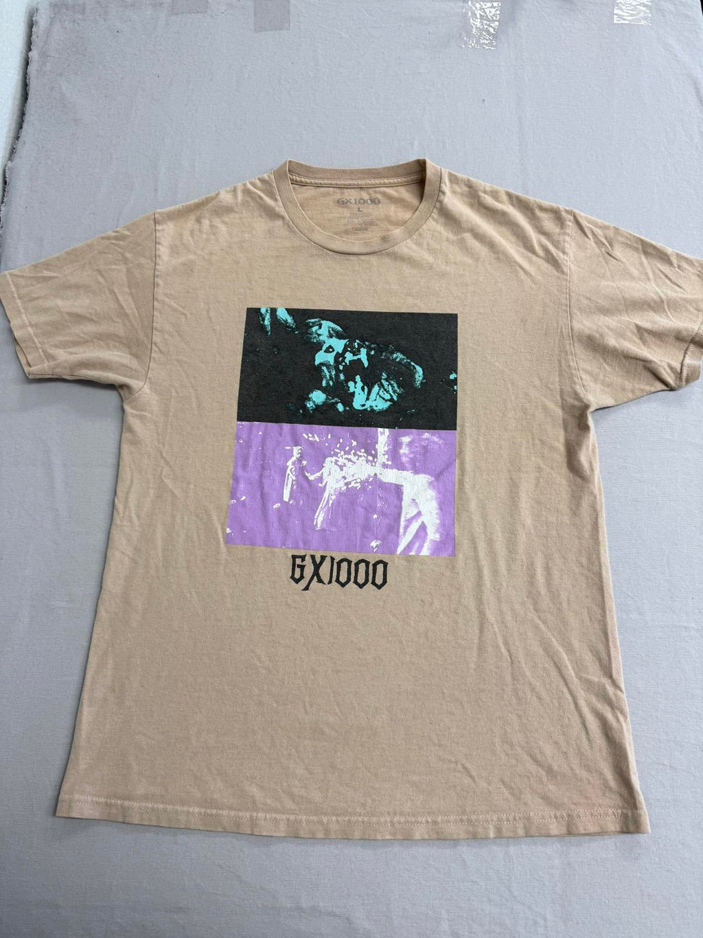 GX1000 Skate tee - GX 1000 Crucible Pilgrim Scene T-shirt L