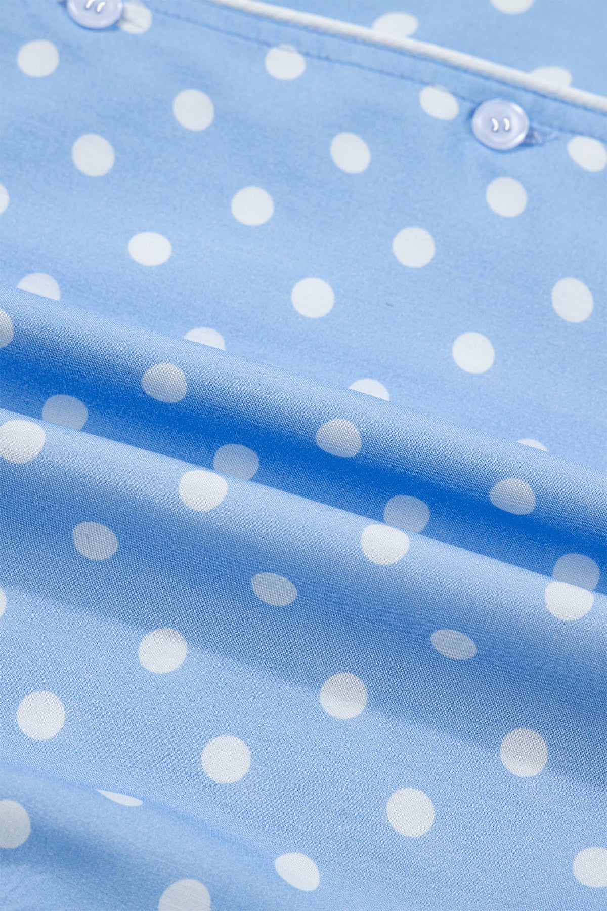 Polka Dot Top & Shorts Pajama Set