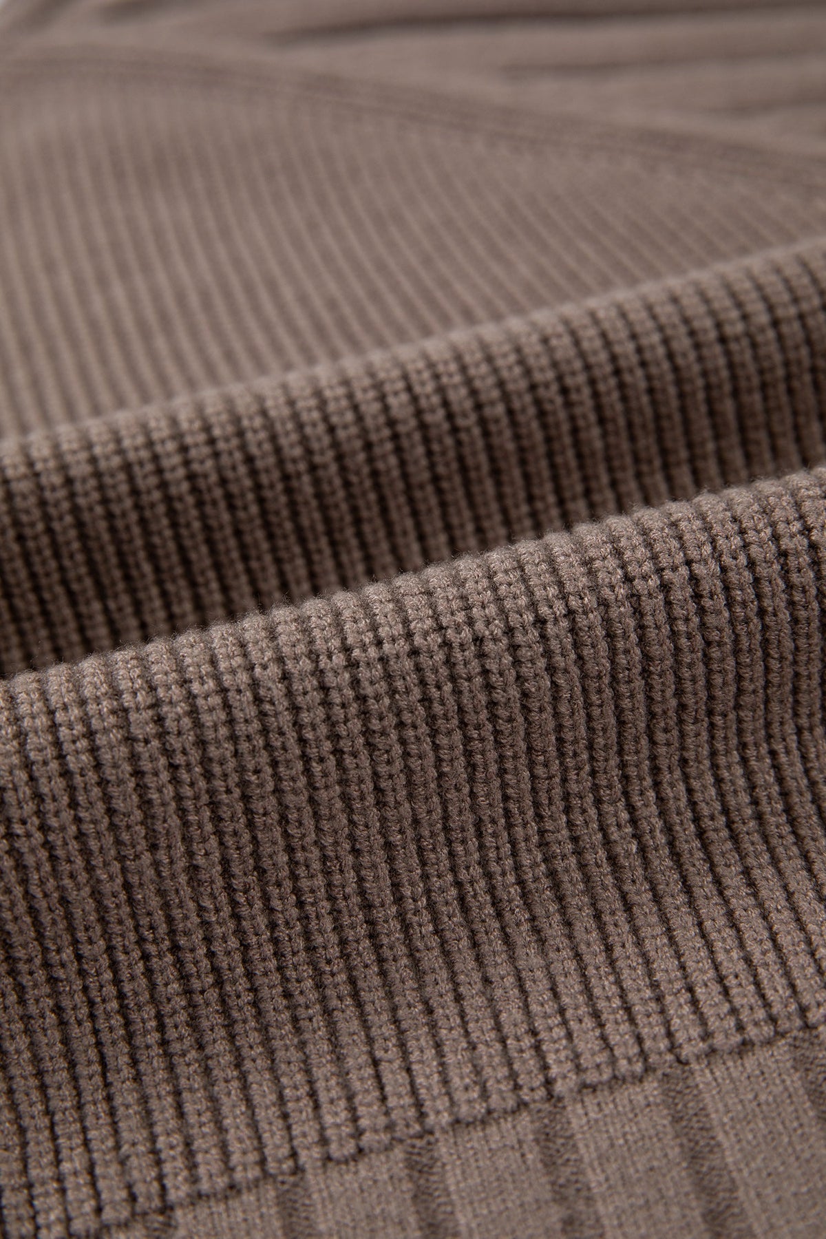 Solid Textured Knit Button Front V-Neck Cardigan