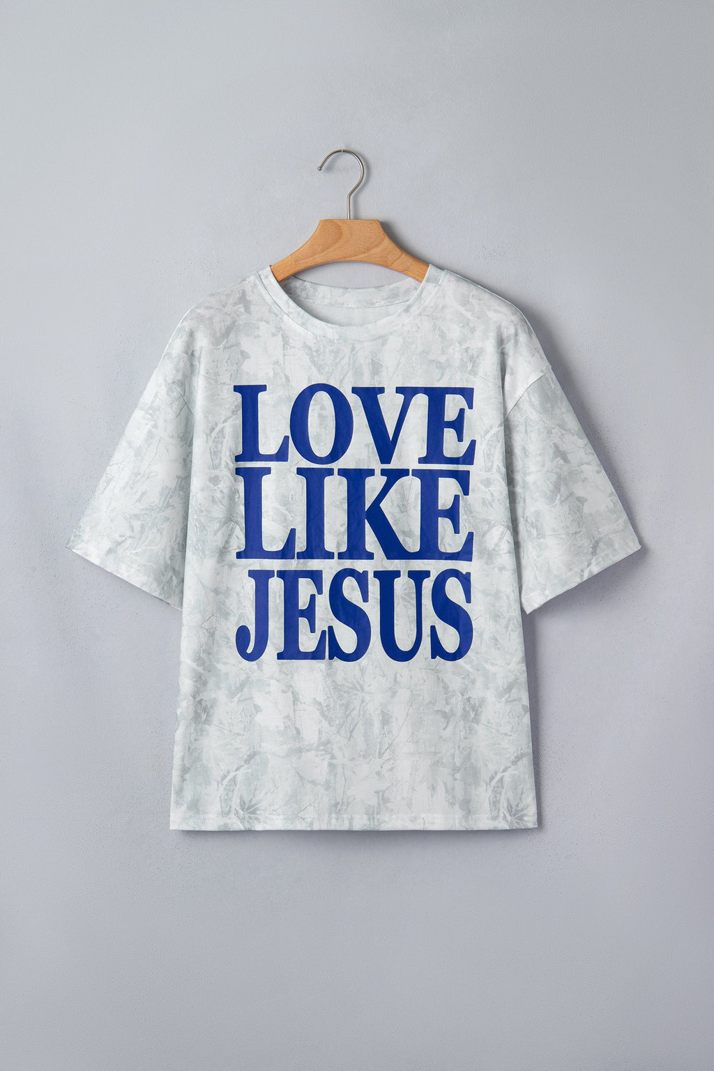 Love Like Jesus Camo Oversize Graphic T-Shirt
