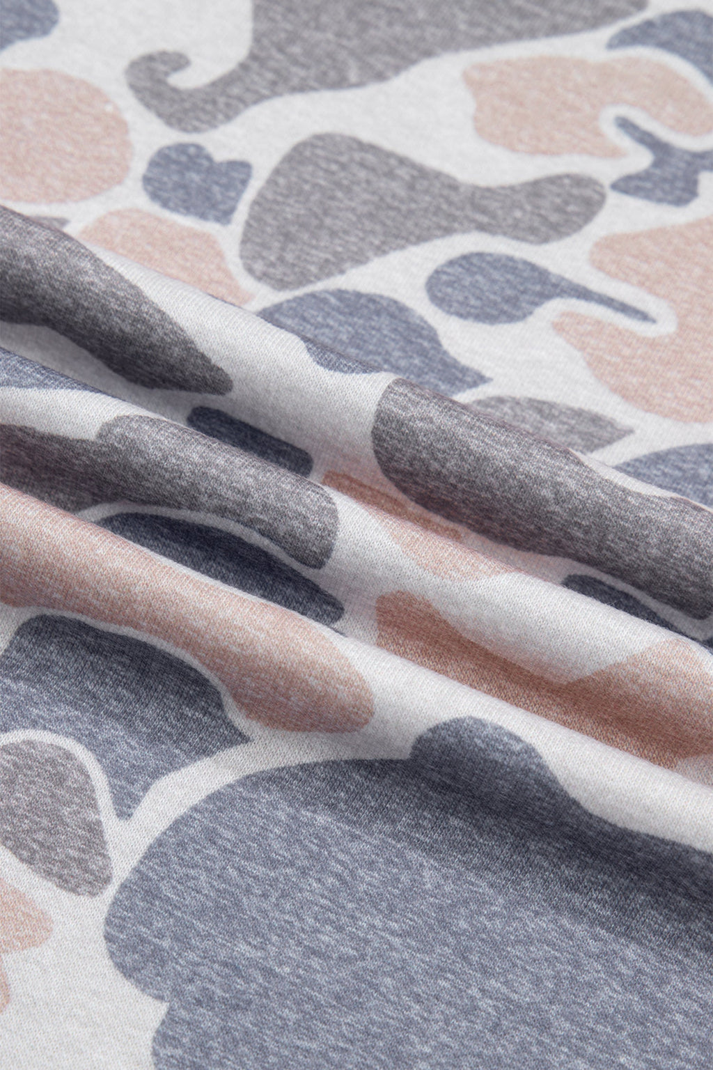 Camo Colorblock Denim Raglan Short Sleeve Tee