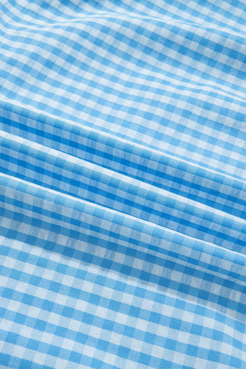 Gingham Knot Back Ruffle Short Sleeve Maxi Dress