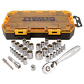 DeWalt DWMT73804 34 pc. 1/4 in. and 3/8 in. Drive Socket Set