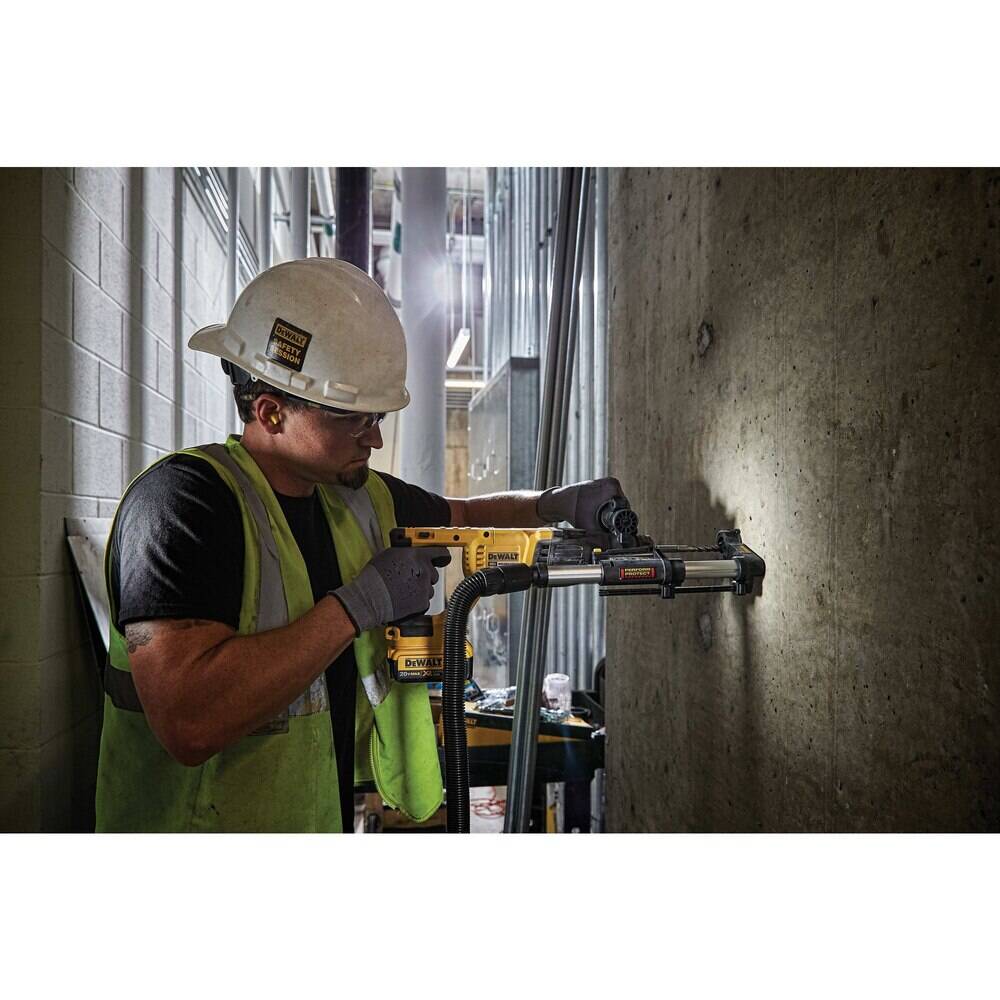 DEWALT DCH133B 20V MAX* XR Rotary Hammer Drill, D-Handle, 1-Inch, Tool Only