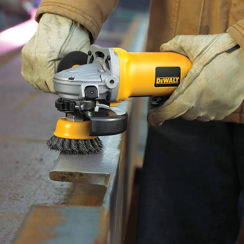 DEWALT DW4910S 3" x 5/8"-11 Knotted Wire Cup Brush