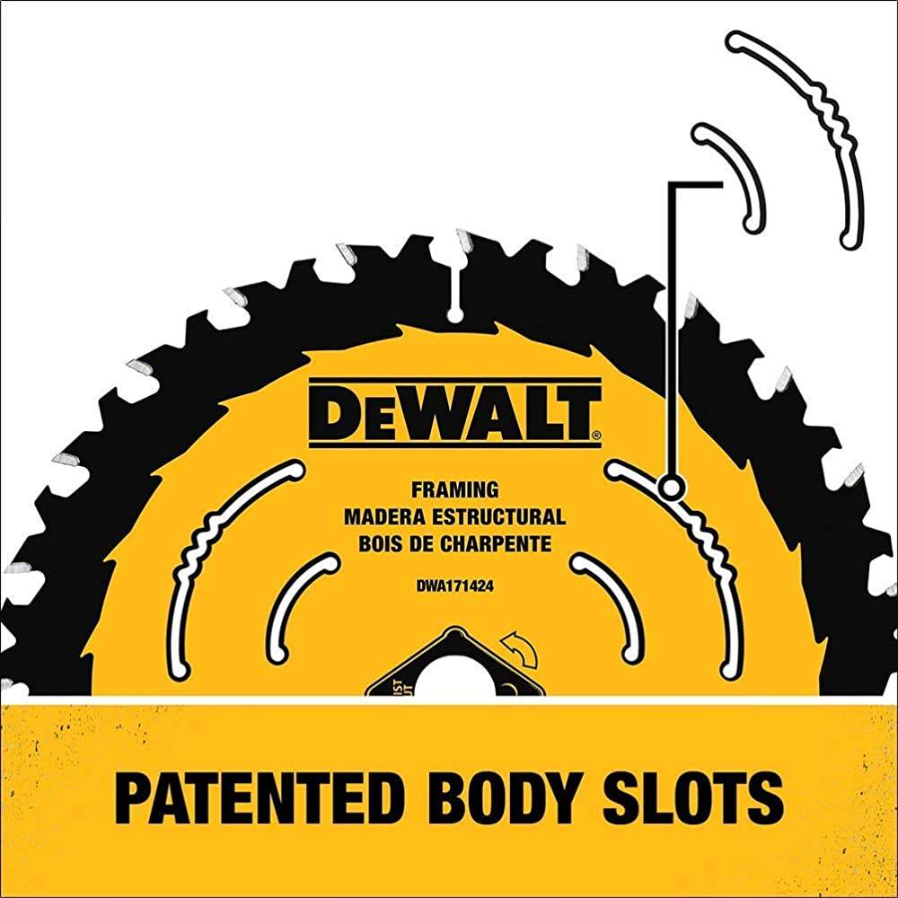 DEWALT DWA171424 7-1/4-Inch 24-Tooth Circular Saw Blade