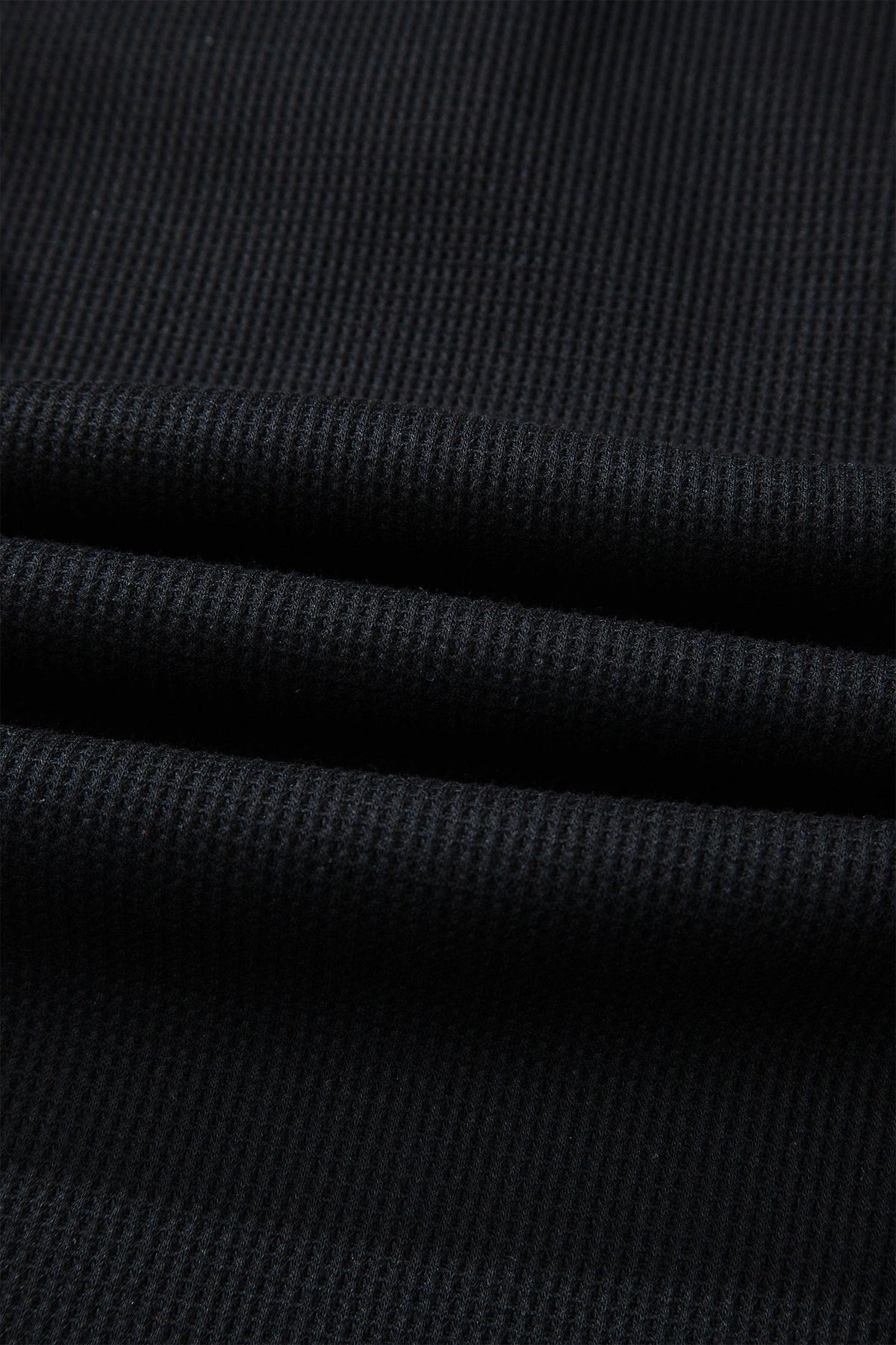 Denim Waffle Knit Contrast Trim Polo Dress