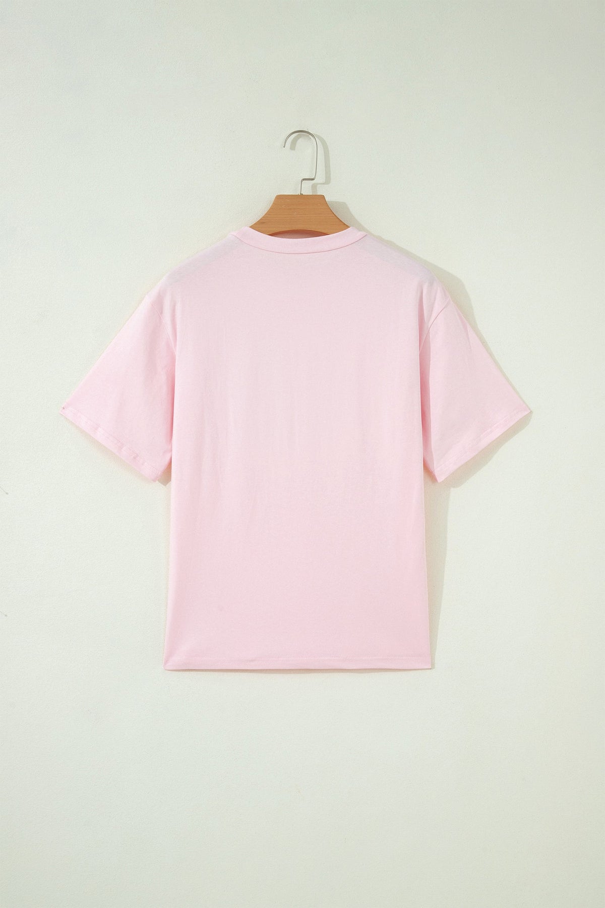 PRAY Sequin Leopard Short Sleeve Graphic Tee