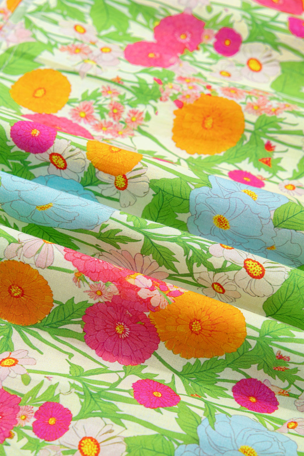 Floral V-Neck Short Puff Sleeve Maxi Dress