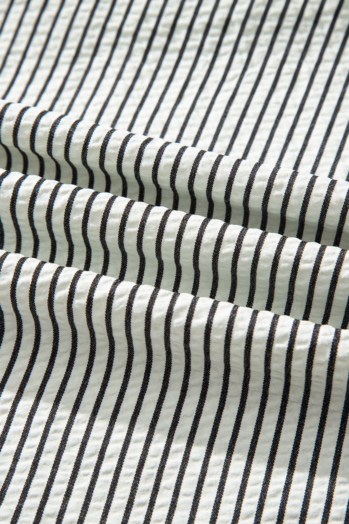 Stripe Frilled Half Buttoned Maxi Dress