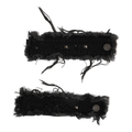 BL SPIKED DENIM BRACELET (PAIR OF TWO)