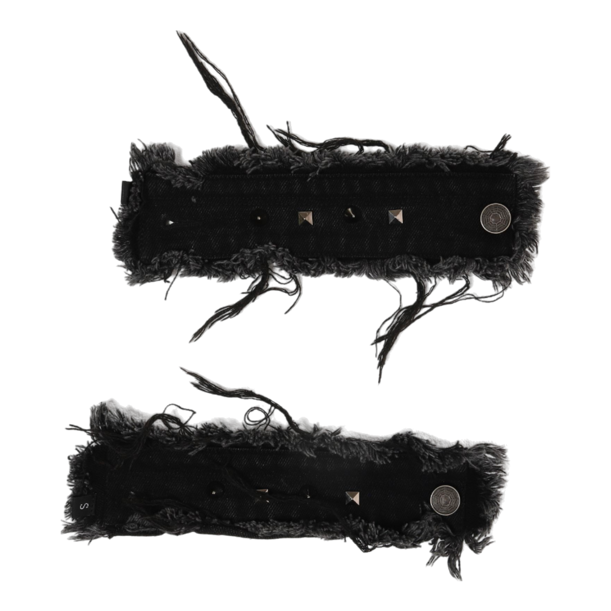 BL SPIKED DENIM BRACELET (PAIR OF TWO)