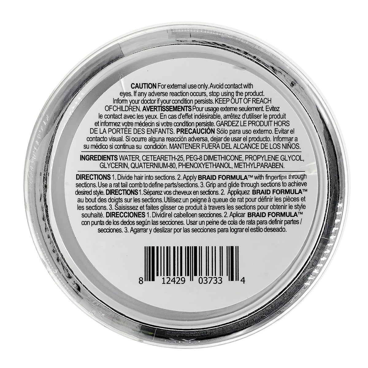 EBIN New York Braid Formula Conditioning Gel, Super Hold, 11 oz