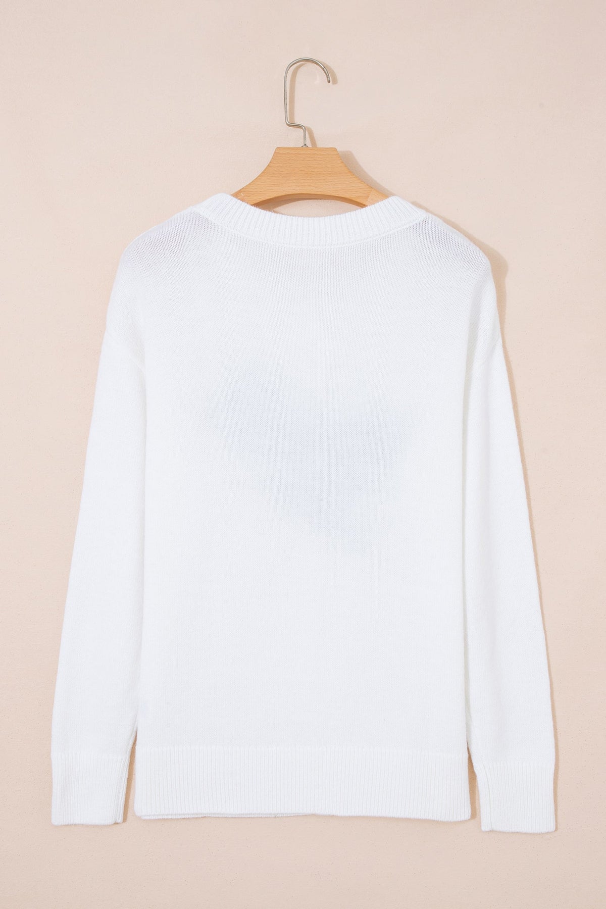 Mallard Drop Shoulder Long Sleeve Pullover Sweater