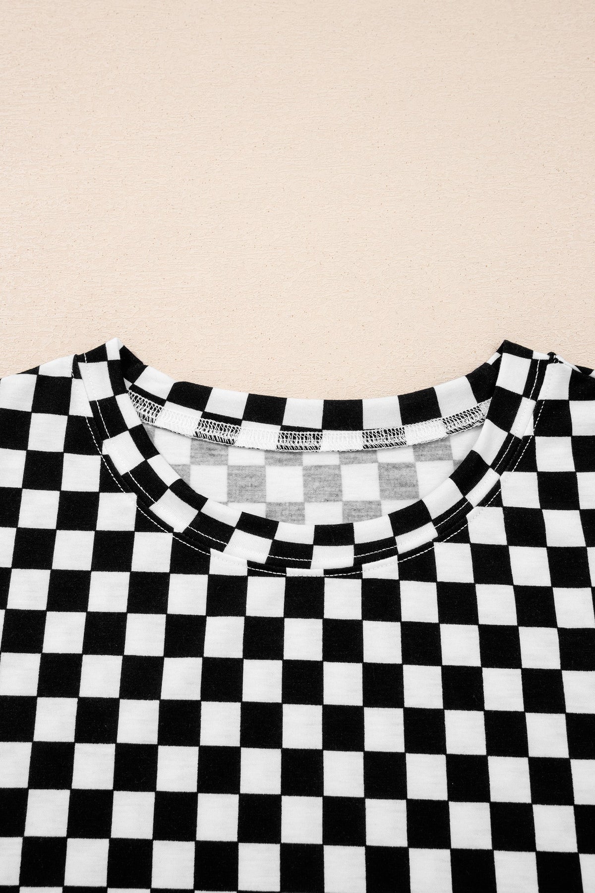 Checker Short Sleeve Tee & Pants Set