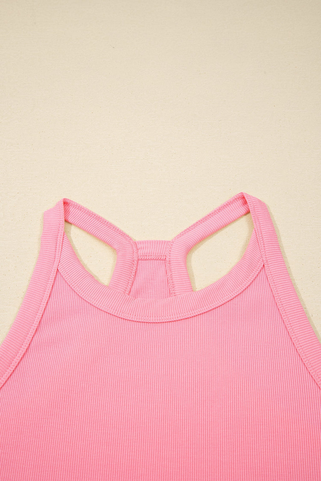 Solid Tank Top and Elastic Waist Mini Skort Set