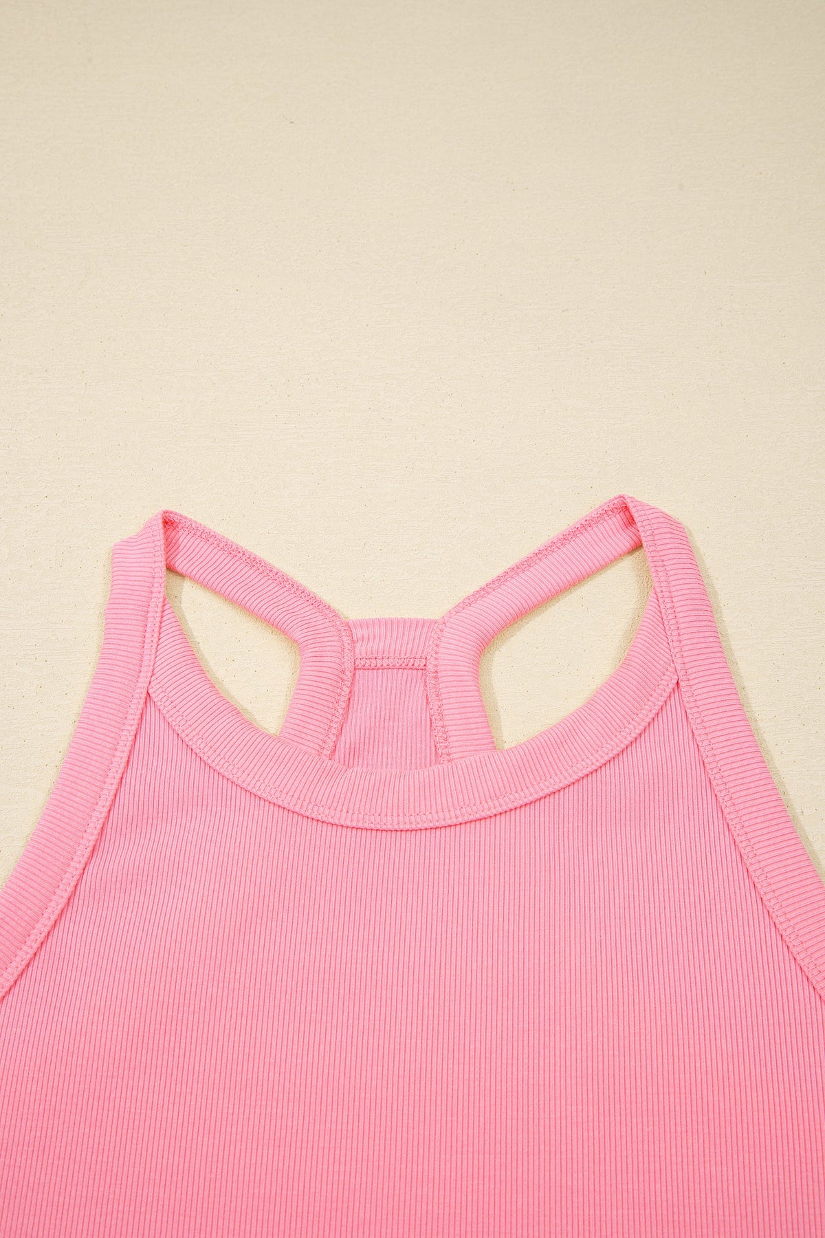 Solid Tank Top and Elastic Waist Mini Skort Set