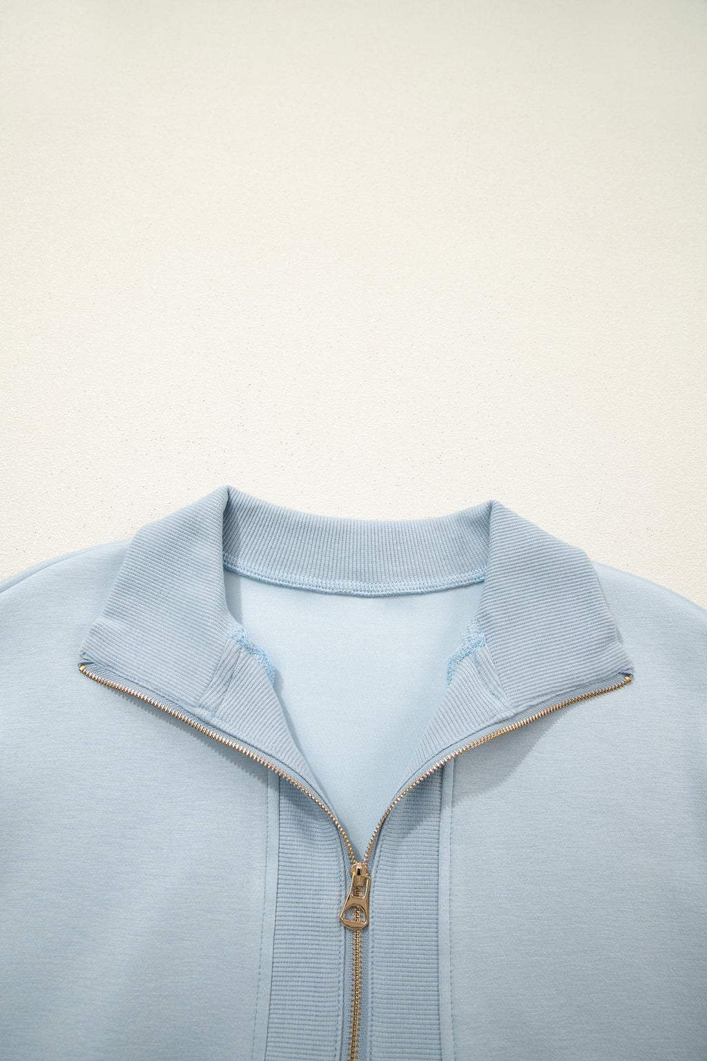 Half Zip Polo Tee & High Waist Pant Set