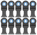 BOSCH OSL114C-10 1-1/4 In. Starlock® Oscillating Multi Tool Carbide Plunge Cut Blade 10 Pk.