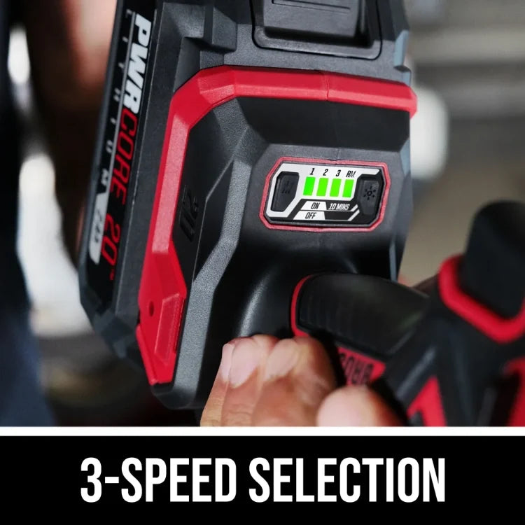 SKIL IW6739B-10 PWR CORE 20™ Brushless 20V 3/8 IN. Compact Impact Wrench Kit