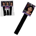 LQQKS Melt Elastic Band, 1 1/8" with Silicone, 1 pc, Black/Brown