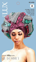Lux Silky Satin Tie Bonnet