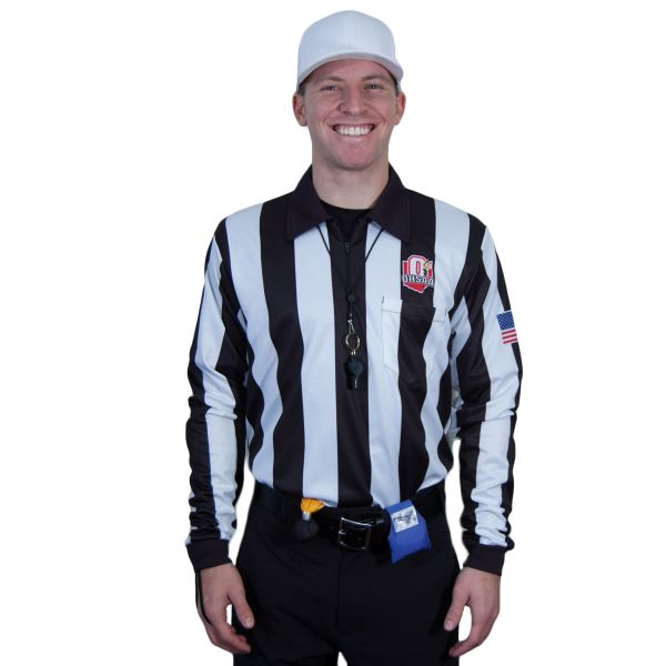 Ohio High School Athletic Assoc [OHSAA] Sublimated 2.25" Long Sleeve Ultra Tech Football Shirt