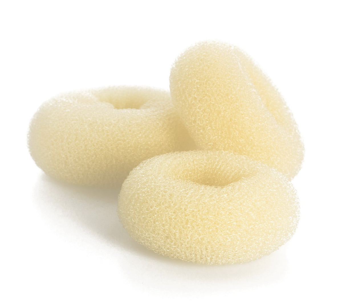 VIP Extensions Hair Bun Maker Donut, Large Beige