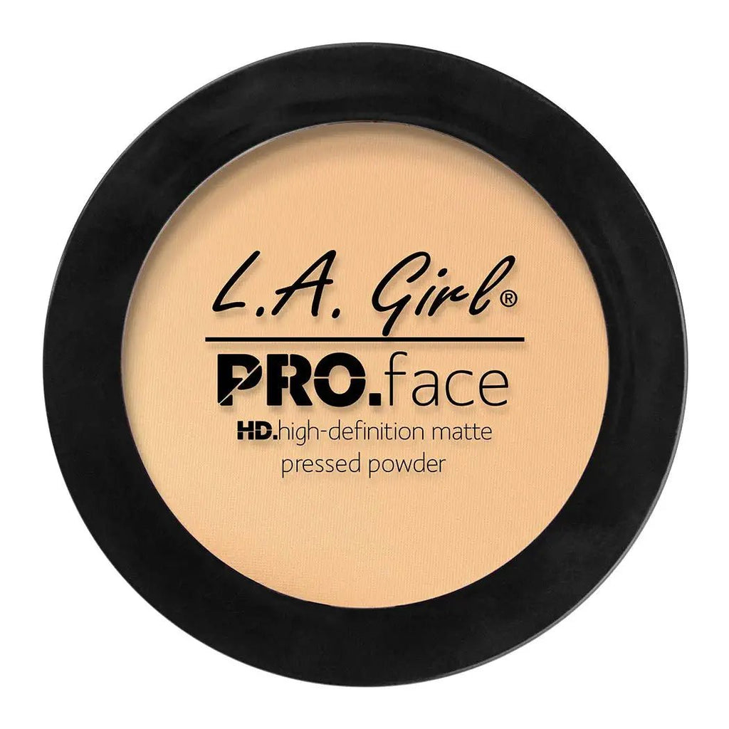 L.A. Girl Pro Face HD Matte Pressed Powder, Medium Beige