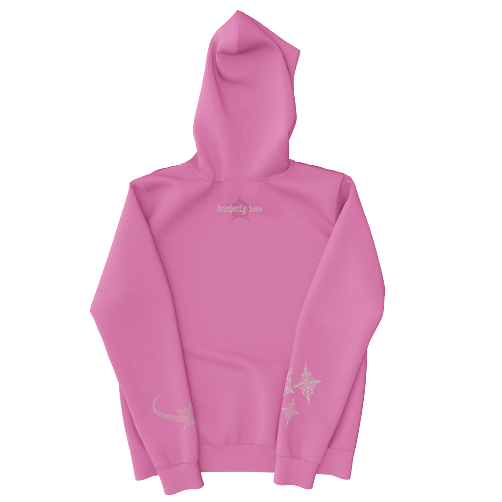 BL WEBSTAR FULL ZIP HOODIE (PINK/WHITE)